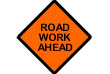 Road Work sign