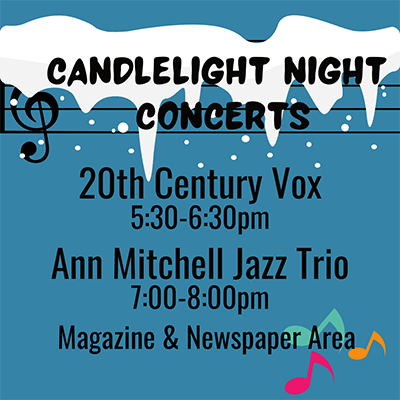 Pittsford Community Library Candlelight Night Children's Crafts and Live Music