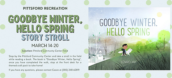 Goodbye Winter, Hello Spring Story Stroll