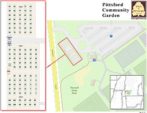 Pittsford Community Garden Map