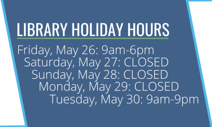 Memorial Day Hours