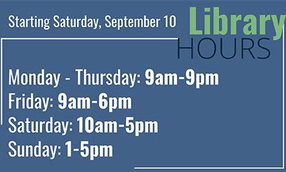 Library Regular Hours