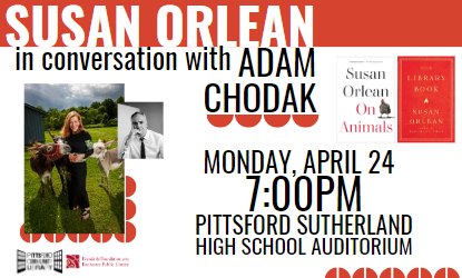Susan Orlean in Conversation with Adam Chodak