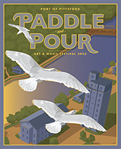 Paddle & Pour Poster