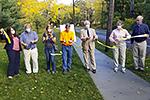 Ribbon cutting on East Avenue