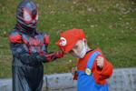 Kids dressed for Halloween Parade