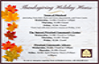 Thanksgiving holiday hours