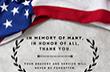Memorial Day in memory of many honor of all graphic