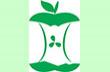 Organics Recycling logo webicon - green apple core image