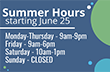 Library Summer Hours