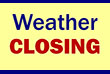 Weather closing graphic