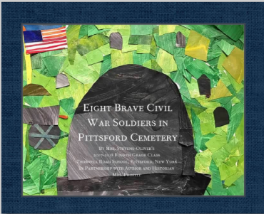 Town of Pittsford Civil War Historic Marker