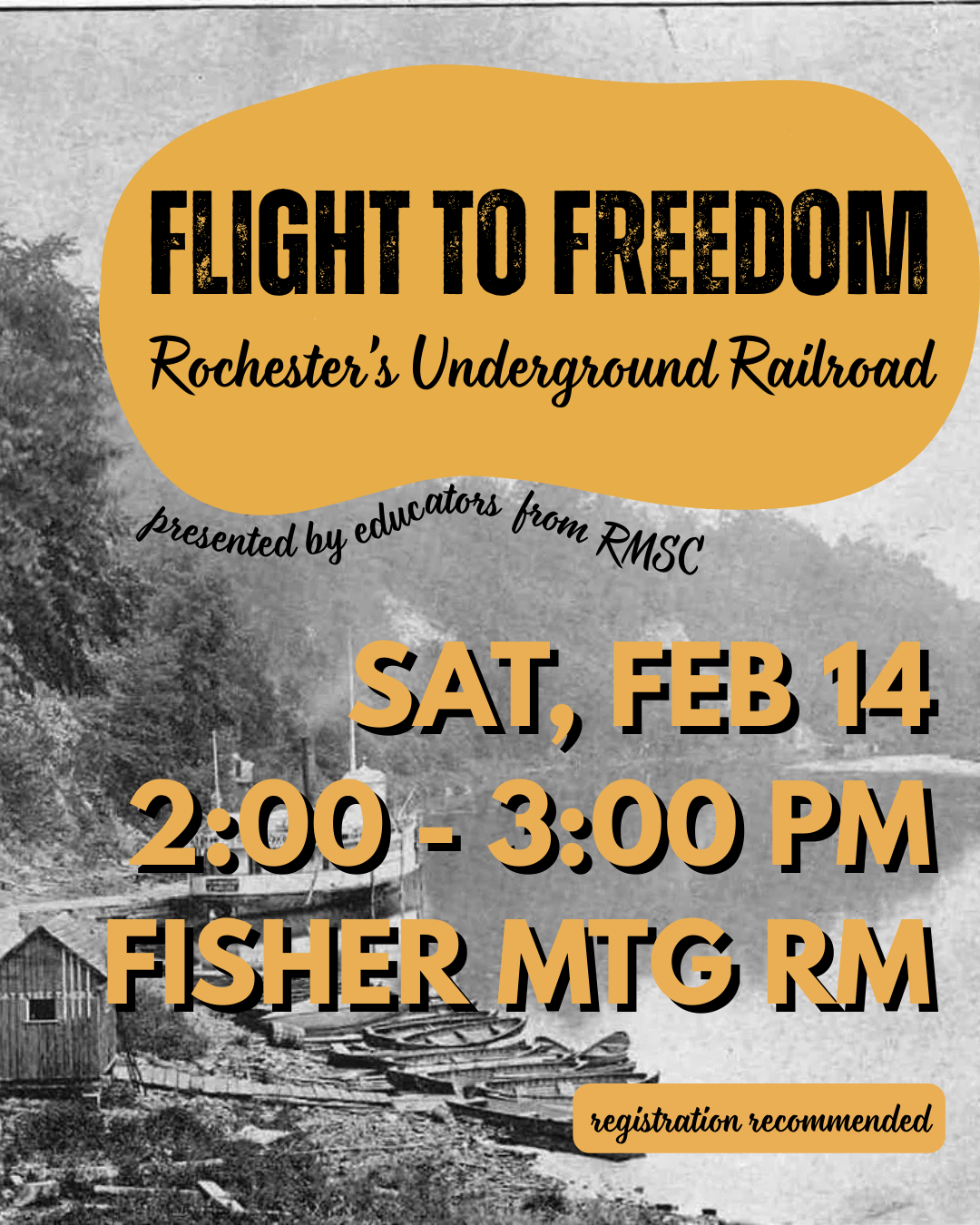 Flight to Freedom: Rochester's Underground Railroad