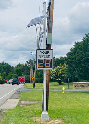 Digital Speed Sign