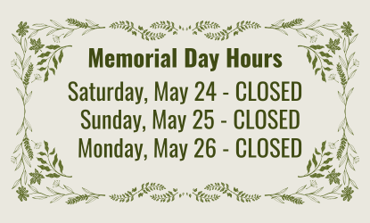 Memorial Day Holiday