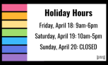 Holiday hours