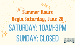 Summer Hours 2025